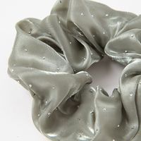 ラインストーンシュシュ グリーン LAKOLE/ラコレ