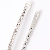 ビジューヘアピン6点セット シルバー LAKOLE/ラコレ