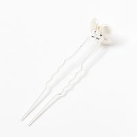 フラワーUピンセット ホワイト LAKOLE/ラコレ