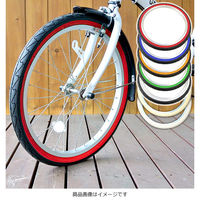 SHINKO 自転車カラ―タイヤ 20インチ 20×1.75 スリックタイヤ SR-076 sh-sr076-20-175-bkbl 1本（直送品）