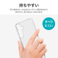 Galaxy S25 ソフトケース 「UTILO Soft」 クリア ストラップホール付（直送品）