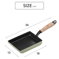 武田コーポレーション IH対応ふっ素玉子焼きフライパン PI IHFTF13PI 1箱(10個入)（直送品）