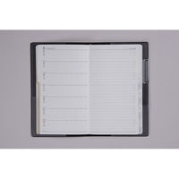 高橋書店 【2025年4月版】ニューダイアリーカジュアル1 手帳判 片側1週間+ノート 月曜始まり ブラック 821 1冊（直送品）