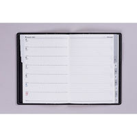 高橋書店 【2025年4月版】シャルム1 B6 片側1週間+ノート 月曜始まり ネオブラック 631 1冊（直送品）