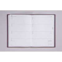 高橋書店 【2025年4月版】デスクダイアリーカジュアル2 A5 見開き1週間 月曜始まり レッド 962 1冊（直送品）