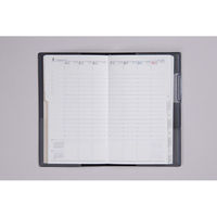 高橋書店 【2025年4月版】ニューダイアリーカジュアル3 手帳判 バーチカル 月曜始まり ネイビー 823 1冊（直送品）