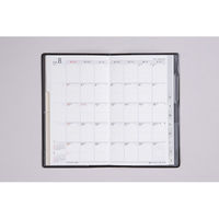 高橋書店 【2025年4月版】リベルインデックス1 手帳判 月間 日曜始まり クラッシーブラック 661 1冊（直送品）