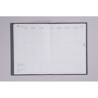 高橋書店 【2025年4月版】デスクダイアリーカジュアル3 A5 バーチカル 月曜始まり ブルー 963 1冊（直送品）