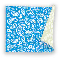 ASKA(アスカ) マリンスポーツ ハワイアン サラッとドライ 柄バスタオル ブルー ASK1AP 1枚（直送品）