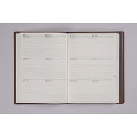 高橋書店 【2025年4月版】卓上日誌 A5 3年連用 茶 951 1冊（直送品）