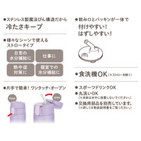 サーモス ストローボトル 510ml ラベンダー FKAー500 LV 1個
