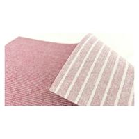 ワタナベ工業 吸着カーペット ループぴたマット 9枚入 30×30cm ローズ 1セット（9枚入）