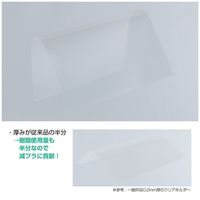 ナカバヤシ 薄型クリアホルダー A4 100枚 クリア CHE1036C 1冊