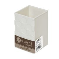 ナカバヤシ マグネットポケットスリム ホワイト MGP-S01WH 1セット(1個×3)