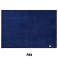 ひざ掛け 再生ポリエステル100%(ネイビー) AHZ-2　1セット(10枚:1枚×10)【エコマーク認定】 オリジナル