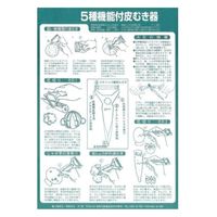 Borner 5種類機能ピーラーY型NO.9 白 BORPPY000193 1個（直送品）