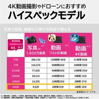 KIOXIA(キオクシア) 64GB SDXC UHS-I microSDカード KMUH-B064G 1個