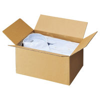 ストア・エキスプレス ワンタッチ段ボール 幅35×奥行25×高さ20cm(80サイズ) 36125-4511 1セット(10枚入)（直送品）