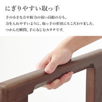 【軒先渡し】萩原 手摺り付き玄関踏み台 MFD-6909DBR 1台（直送品）