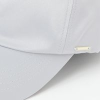 バックリボンサテンキャップ ライトグレー LAKOLE/ラコレ