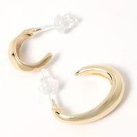 プチフープ樹脂ポストピアス4点セット2 ゴールド LAKOLE/ラコレ