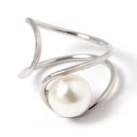 パールロールラインイヤーカフ2 シルバー LAKOLE/ラコレ