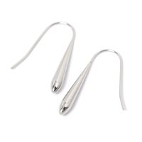 ステンレス華奢ドロップピアス2 シルバー LAKOLE/ラコレ
