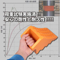 ジェットイノウエ トラック用タイヤストッパー 2個セット トラロープ付 2t~大型車 車輪止め 509979 1セット