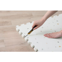 アイリスオーヤマ マット ジョイントマット 60×60cm 厚み2cm プリント PJMRV-69 テラゾー柄 1セット(9枚入)