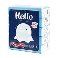 ティッシュペーパー Hello（ハロー）ソフトパックティシュ150組 ユニバーサル・ペーパー 1セット（1個（5パック）×20）