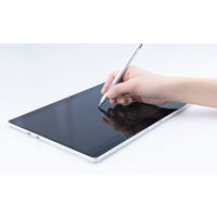 ナカバヤシ Surface用　アクティブタッチペン　選択・消しゴムボタン搭載　シルバー STPーA03SL 1本