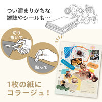 リヒトラブ リヒト myfa 推し活 ファイル 推し活メモ コラージュ ペーパーリフィル N3370 1組（直送品）