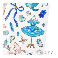 クローズ・ピン クローズピン たけいみきふち箔クリアシール US15805 1セット(10枚)（直送品）