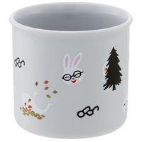 スケーター KE4AAG 抗菌 食洗機対応 プラコップ 【めがねうさぎ】 638893-KE4AAG 1個（直送品）