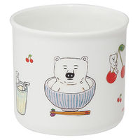 スケーター KE4AAG 抗菌 食洗機対応 プラコップ 【「しろくま」シリーズ】 677489-KE4AAG 1個（直送品）