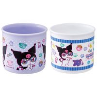 スケーター KE4AAGW 抗菌 食洗機対応 プラコップ 2P 【クロミ マシュグミ】 700156-KE4AAGW 1個（直送品）