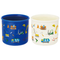 スケーター KE4AAGW 抗菌 食洗機対応 プラコップ 2P 【はたらくクルマ】 701351-KE4AAGW 1個（直送品）