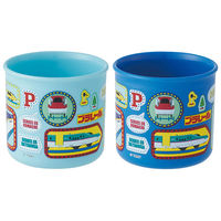 スケーター KE4AAGW 抗菌 食洗機対応 プラコップ 2P 【プラレール】 702334-KE4AAGW 1個（直送品）