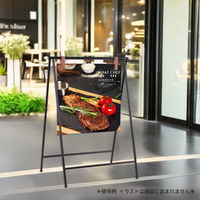 URiSAPO サインスタンド[ブラック] K-SIGN-B 1台（直送品）