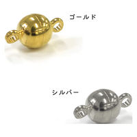 日本紐釦貿易(Nippon Chuko) マグネットクラスプ ボール 小 4組入 ゴールド A12-513G 1セット(3袋、バラで計12（直送品）