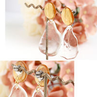 日本紐釦貿易(Nippon Chuko) 台付チタンピアス 台φ6mm 全長10mm 5組入 シルバー A24-73 1セット(3袋)（直送品）