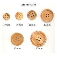 日本紐釦貿易 日本紐釦貿易(Nippon Chuko) オリーブボタン 30mm 3個 CG1221 1セット(3袋)（直送品）