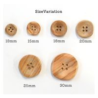 日本紐釦貿易 日本紐釦貿易(Nippon Chuko) オリーブボタン 15mm 6個 CG1223 1セット(3袋)（直送品）