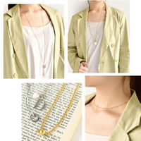 日本紐釦貿易 日本紐釦貿易(Nippon Chuko)NBK マンテル 変型 小 2組入 ゴールド KE1443-G 1セット(3袋)（直送品）