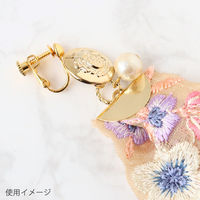 日本紐釦貿易(Nippon Chuko)NBK カン付 イヤリング 20組入 シルバー KE154-S-20 1セット(20組)（直送品）