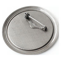 日本紐釦貿易(Nippon Chuko)NBK 銅板付き アンティークデザイン ブローチ台 丸 〈大〉 φ53mm 徳用5個入 アンティーク（直送品）