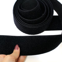 日本紐釦貿易(Nippon Chuko) YKK クイック ロングモヘア マジックテープ 縫い付けタイプ B[メス] 5cm巾×5m巻 黒（直送品）