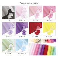 日本紐釦貿易(Nippon Chuko) 正絹 羽二重四匁 つまみ細工用 カット済生地 30mm あかね S60HB30-7（直送品）