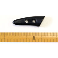 日本紐釦貿易 日本紐釦貿易(Nippon Chuko) ダッフルボタン 40mm 5個 黒 WD12-40B 1セット(3袋)（直送品）