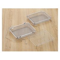 ヨシカワ 暮らし良い道具 ステンレス角型干しかご2段 2609385 1個 4979487938600（直送品）